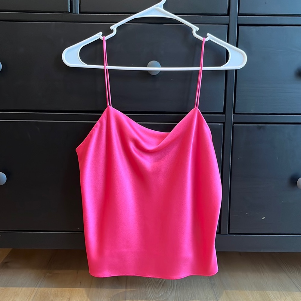Alice & Olivia Harmon Drapey Slip Camisole